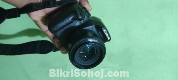 Canon 500d with yn prim lens